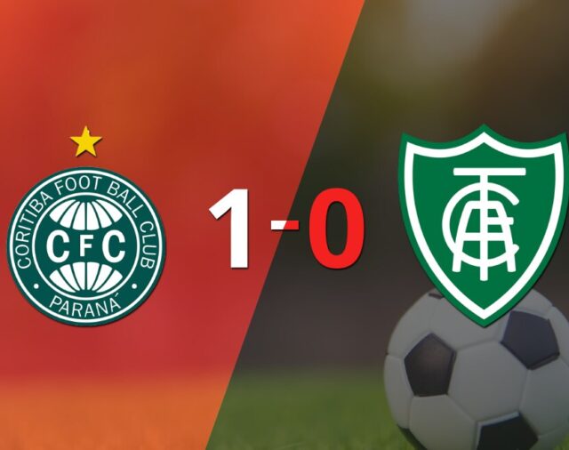 A Coritiba le alcanzó con un gol para derrotar a América-MG en Estadio Major Antonio Couto Pereira