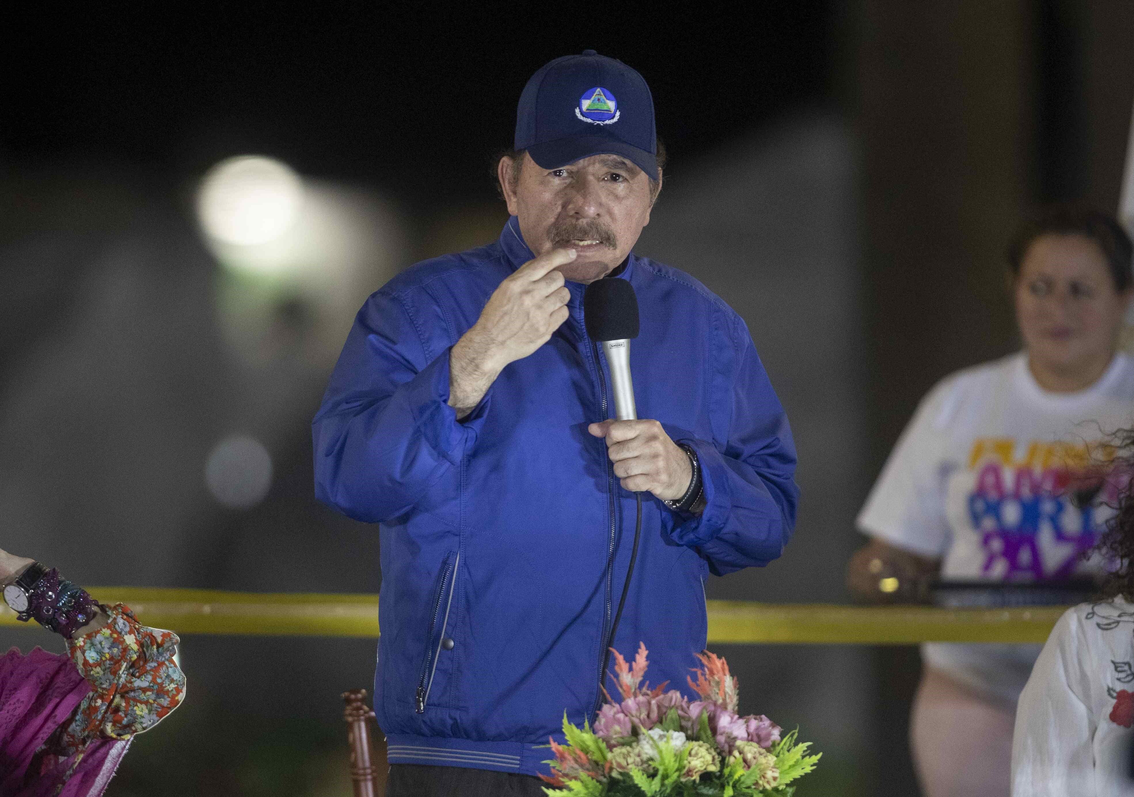El presidente de Nicaragua, Daniel Ortega,suele arremeter en sus discursos contra Estados Unidos