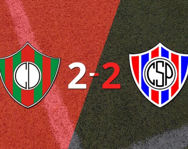 Círculo Deportivo y Sp. Peñarol (SJ) igualaron 2 a 2