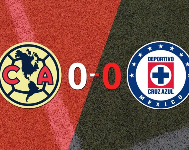 Club América y Cruz Azul empataron 0 a 0 en el Clásico Joven