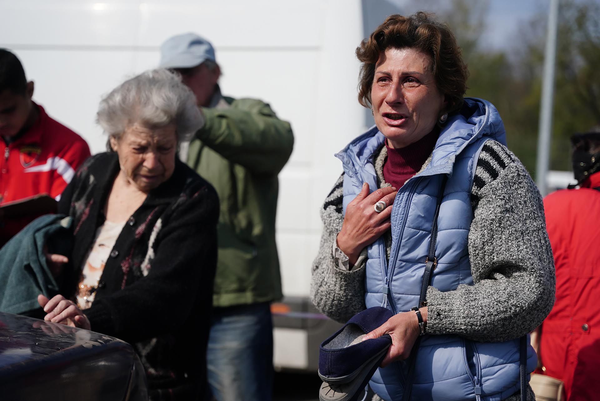 Llegada Refugiados Mariupol a Zaporizhzhya 02-05-22