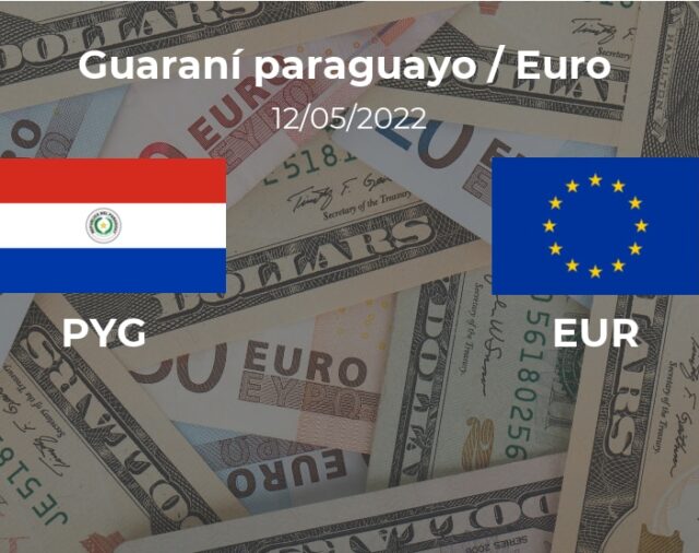 Paraguay: cotización de apertura del euro hoy 12 de mayo de EUR a PYG