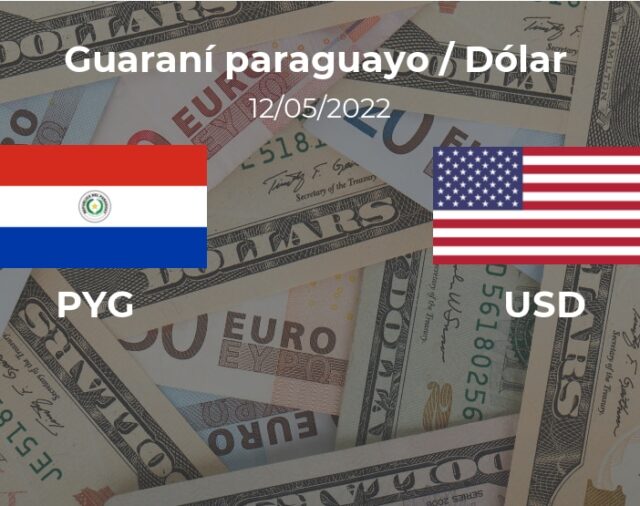 Valor de apertura del dólar en Paraguay este 12 de mayo de USD a PYG