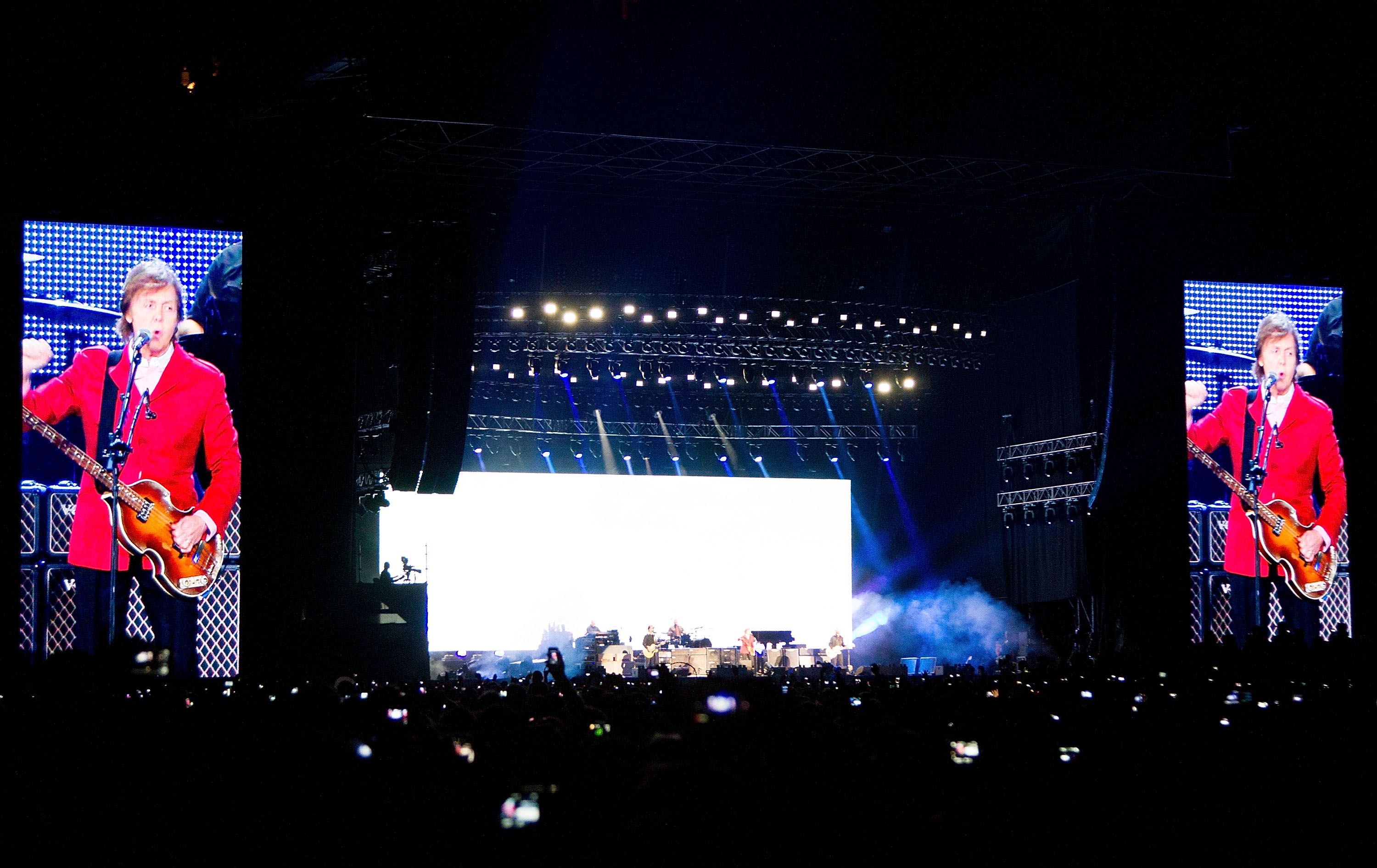 Paul McCartney en el Zócalo, 10 de mayo de 2012