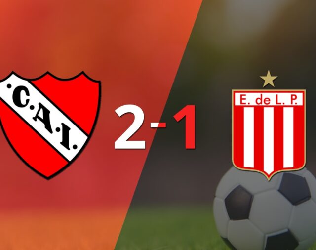 Independiente sacó los 3 puntos en casa al vencer 2-1 a Estudiantes