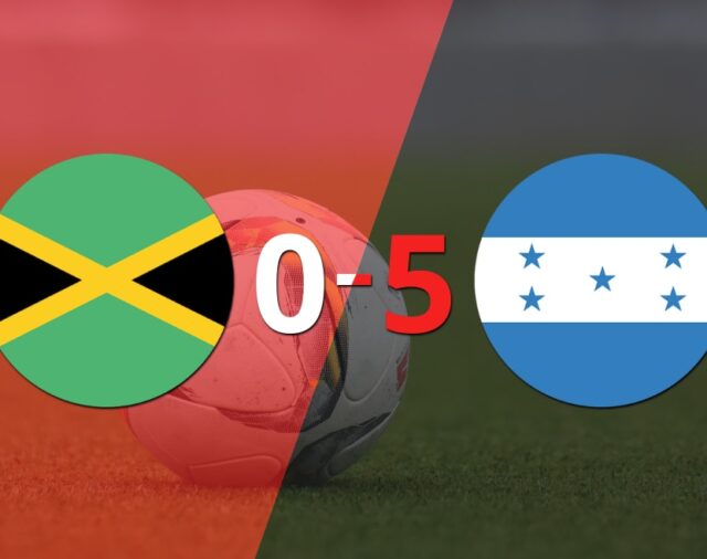 Jamaica cayó ante Honduras con dos goles de Marco Aceituno