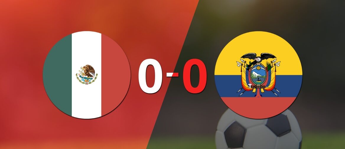 México y Ecuador terminaron sin goles