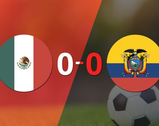 México y Ecuador terminaron sin goles