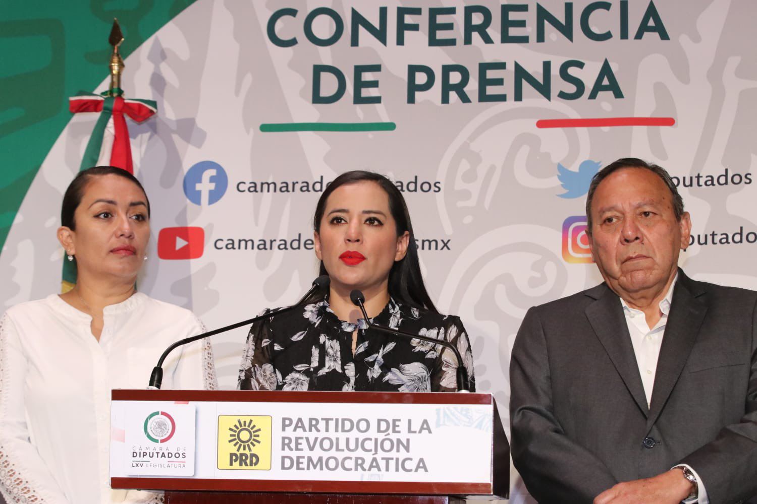 Jesús Zambrano, presidente nacional del PRD, respaldó a la alcaldesa de Cuauhtémoc Sandra Cuevas