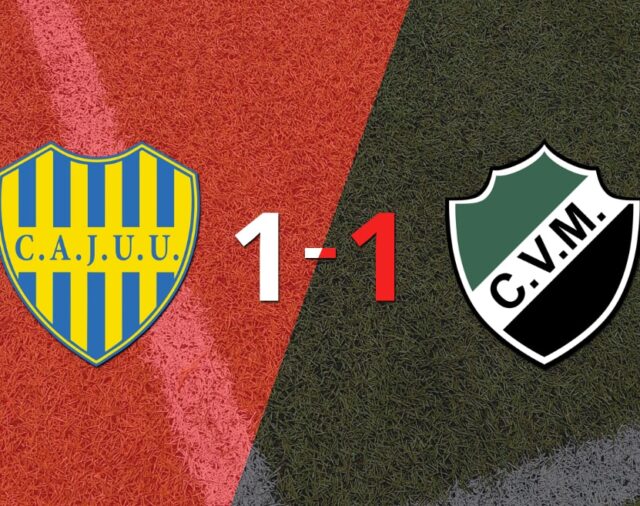 Villa Mitre logró sacar el empate a 1 gol en casa de Juventud Unida (SL)
