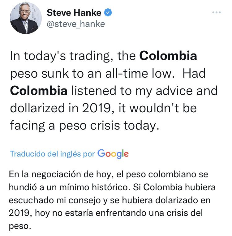 Steve Hanke, economista