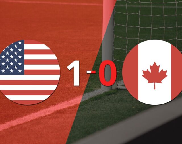 Estados Unidos le ganó 1-0 como local a Canadá