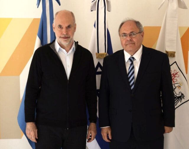 Horacio Rodríguez Larreta recibió al presidente del Museo del Holocausto de Israel, Dani Dayan