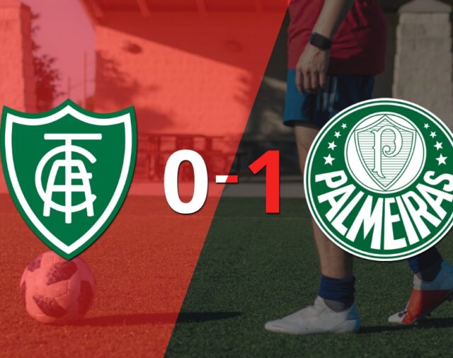 Por la mínima diferencia, Palmeiras se quedó con la victoria ante América-MG en el Independencia