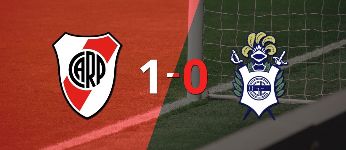 River Plate derrotó en casa 1-0 a Gimnasia