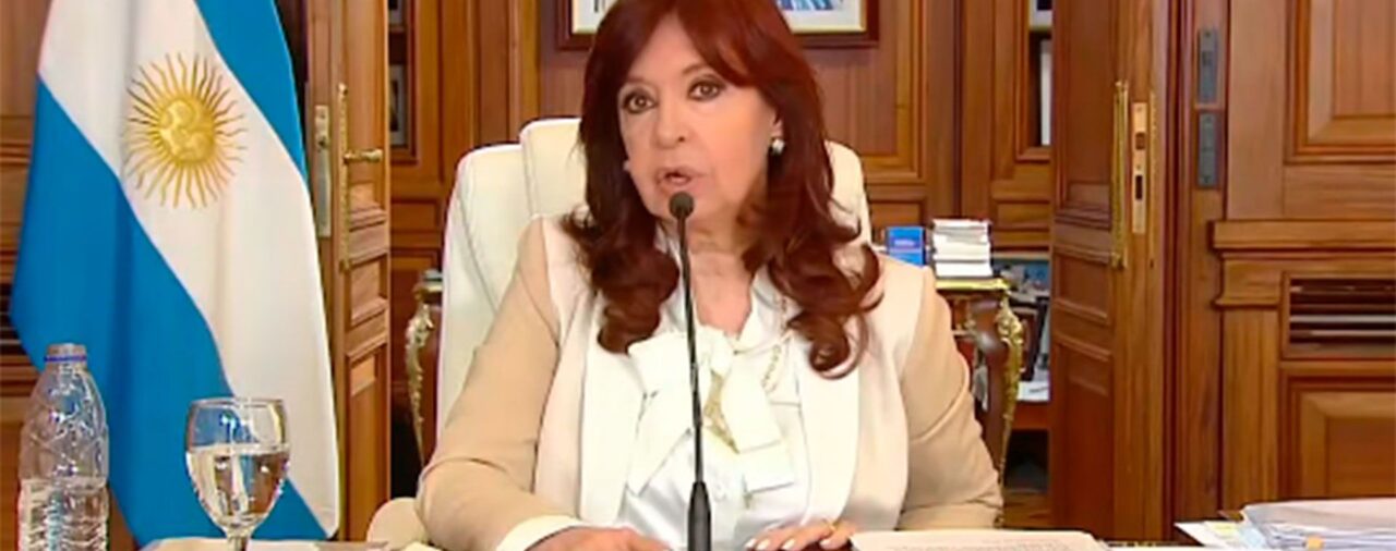 Cristina Kirchner habla sobre su imputación por la causa Vialidad desde su despacho en el Congreso