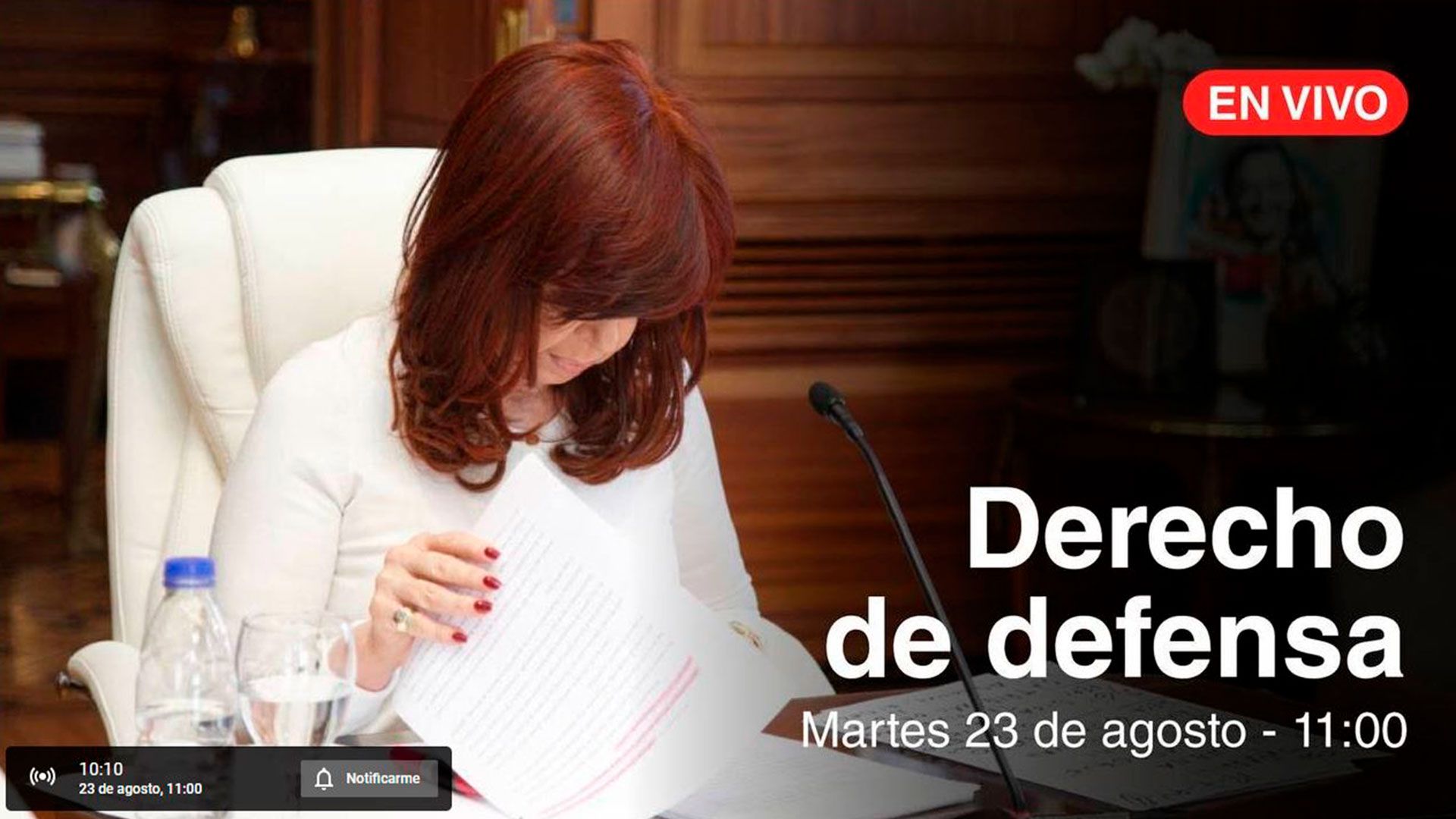 Cristina Kirchner Derecho de Defensa