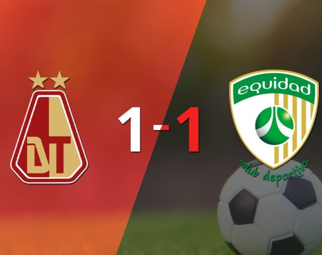 La Equidad empató 1-1 en su visita a Tolima