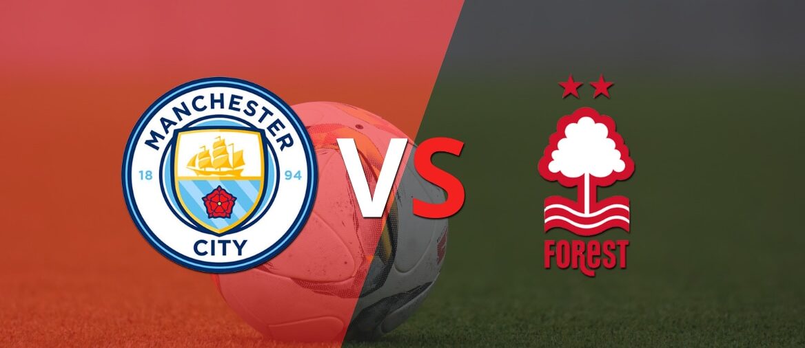 Termina el primer tiempo con una victoria para Manchester City vs Nottingham Forest por 3-0