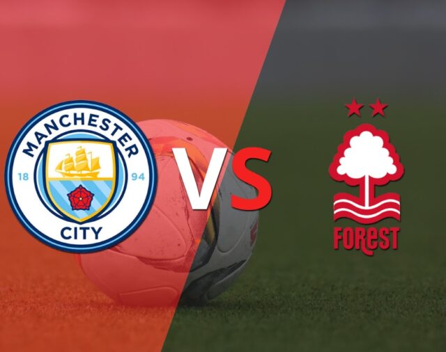 Termina el primer tiempo con una victoria para Manchester City vs Nottingham Forest por 3-0