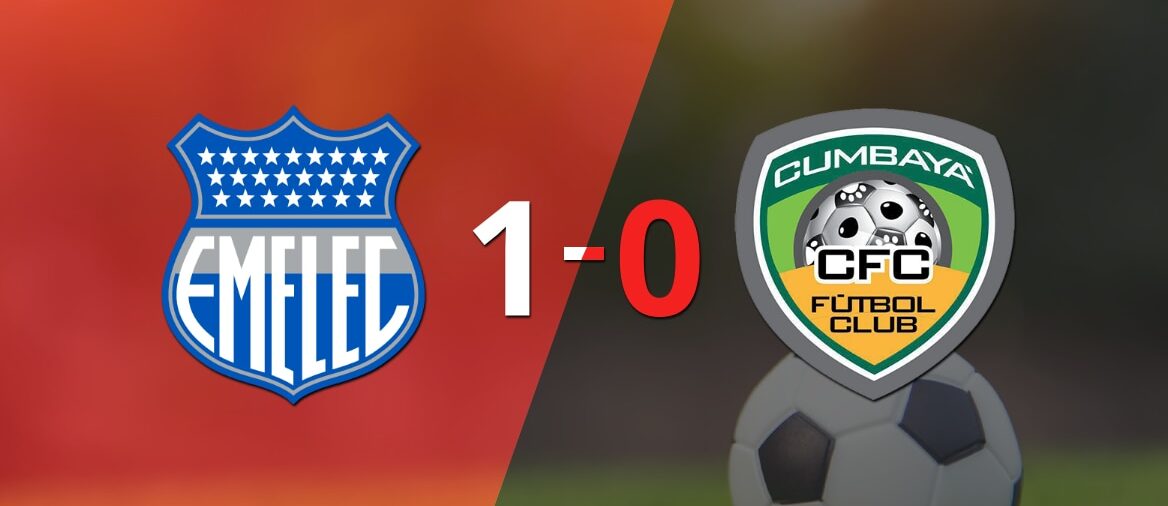 Cumbayá FC no pudo en su visita a Emelec y cayó 1-0