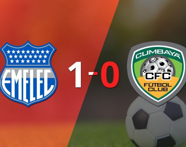 Cumbayá FC no pudo en su visita a Emelec y cayó 1-0