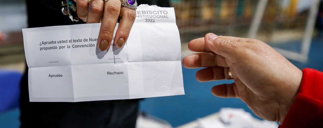 El pueblo de Chile ha votado y mandado mantener su Constitución