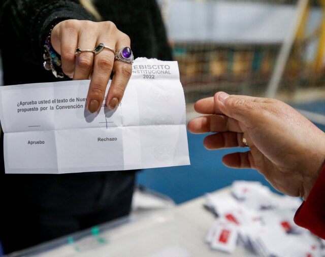 El pueblo de Chile ha votado y mandado mantener su Constitución