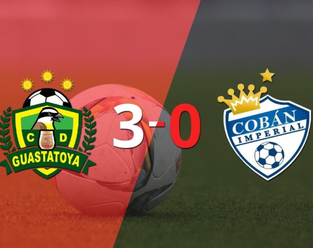 Guastatoya sentenció con goleada 3-0 a Cobán Imperial