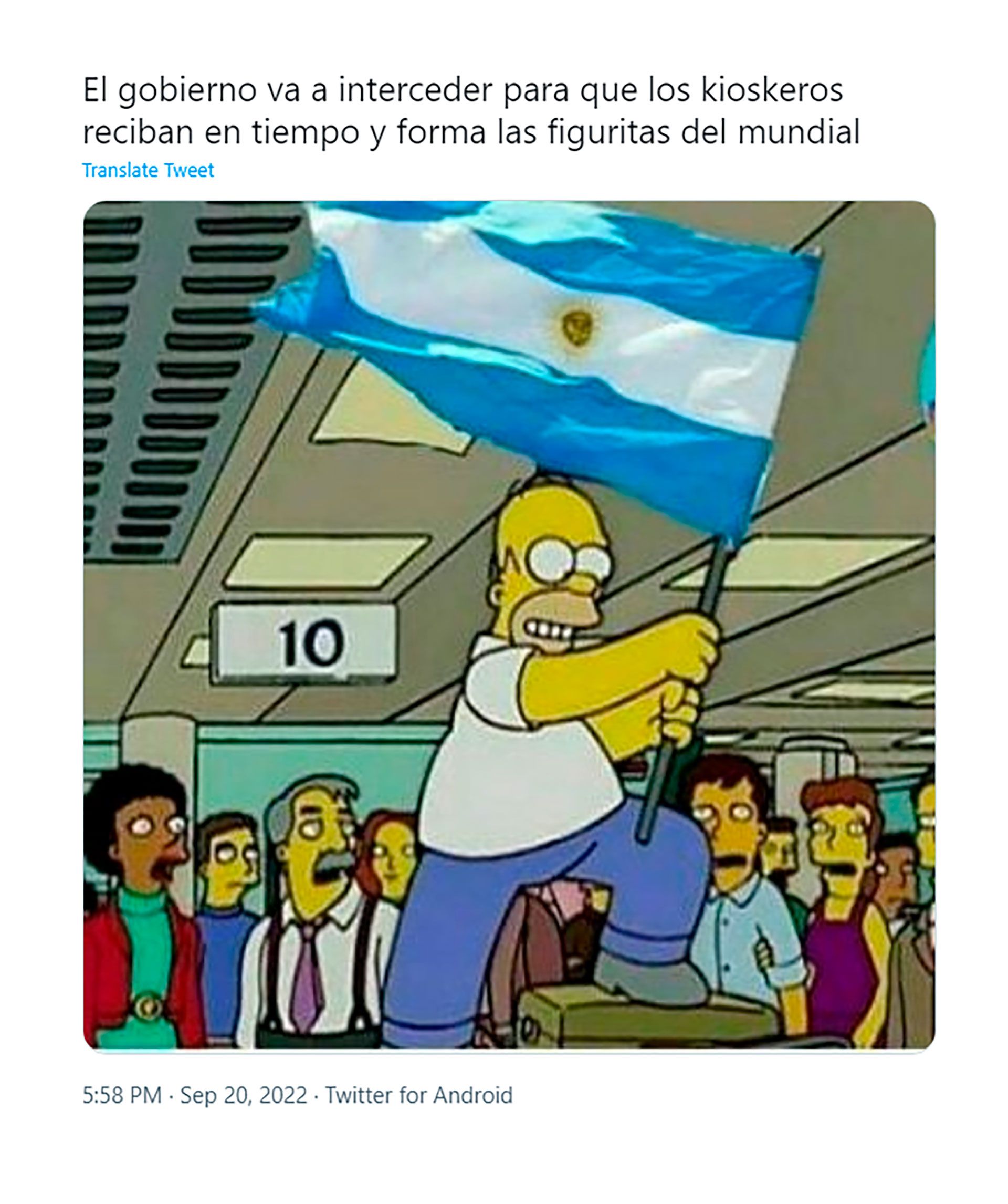 memes - reunión por figuritas en comercio