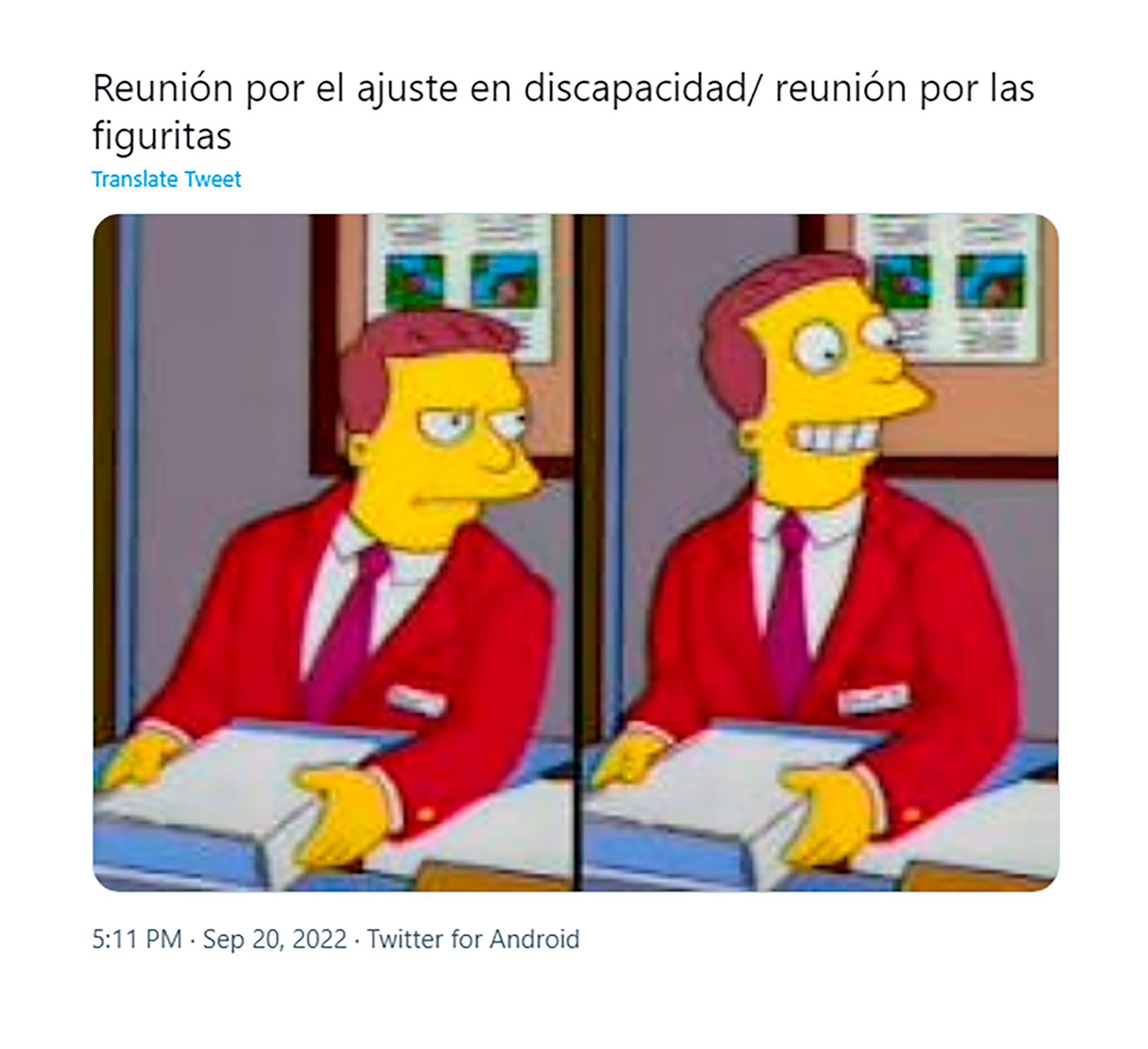 memes - reunión por figuritas en comercio