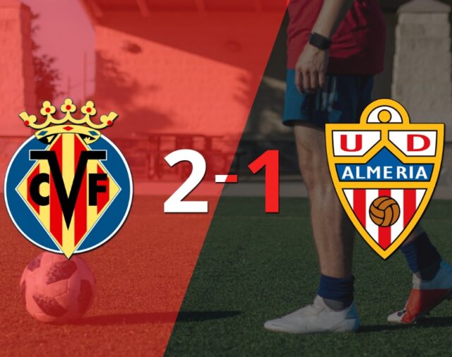 Almería no pudo en su visita a Villarreal y perdió 2 a 1