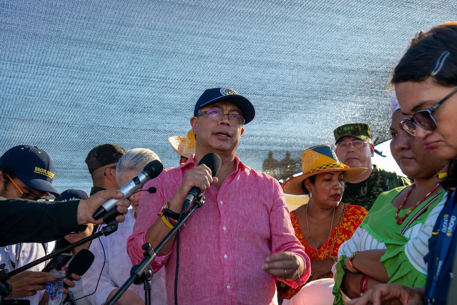 Presidente Gustavo Petro ordena que Indumil se encargue de construir puentes para zonas afectadas por invierno. Foto: Presidencia.