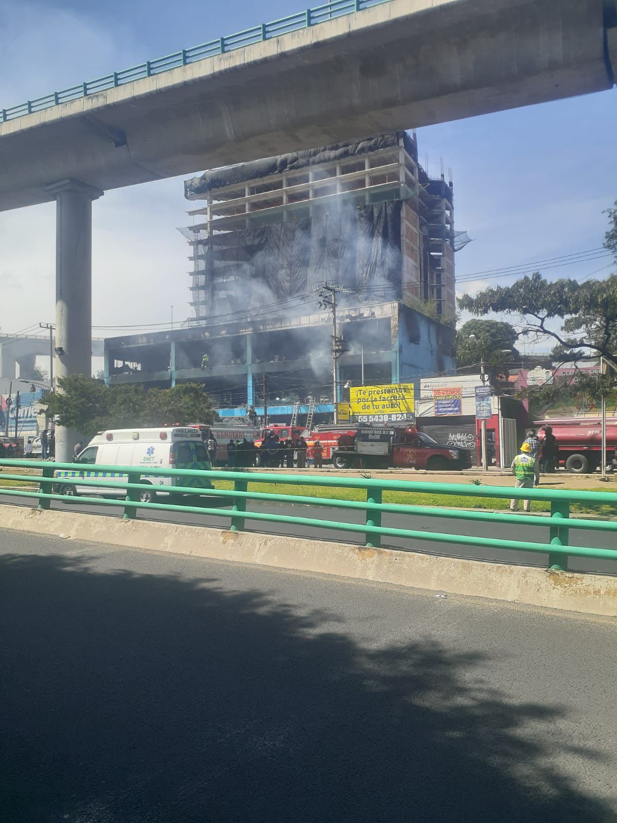 Incendio Galerías El Triunfo Álvaro Obregón