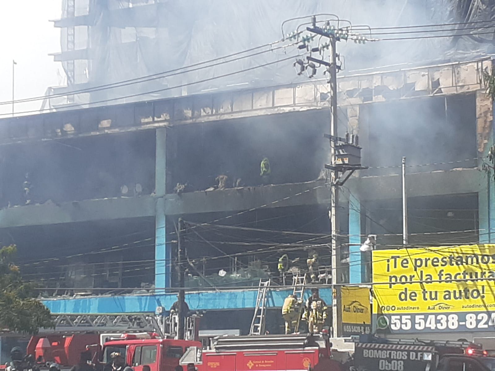 Incendio Galerías El Triunfo San Jerónimo Álvaro Obregón