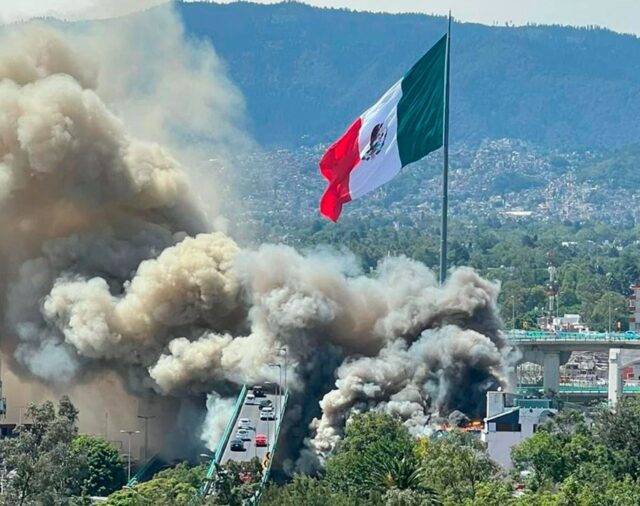 Las imagénes que dejó el incendio en San Jerónimo