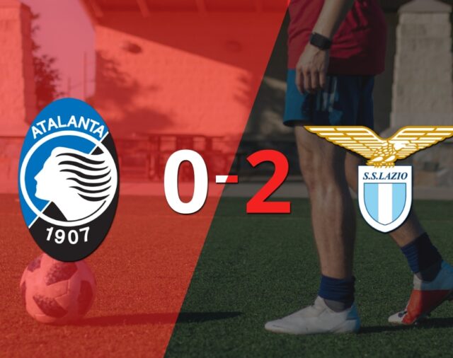 Lazio venció por 2-0 a Atalanta como visitante