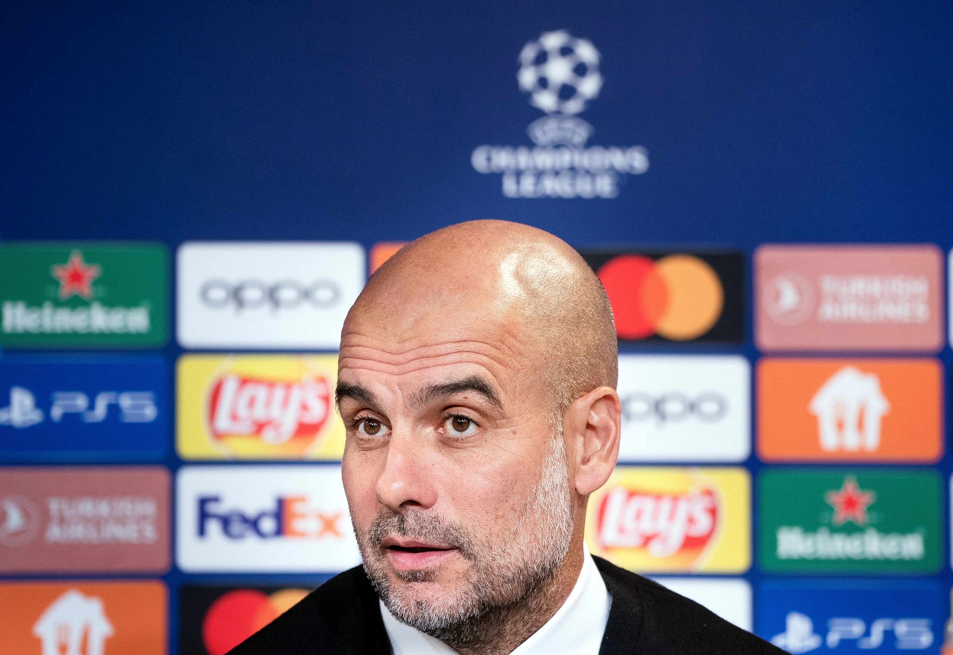 Pep Guardiola, técnico del Manchester City, habló en la previa del duelo por Champions League ante Copenhague. REUTERS