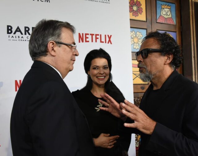 Marcelo Ebrard se reunió con Alejandro González Iñárritu en el Festival de Cine de Morelia: “Un orgullo”