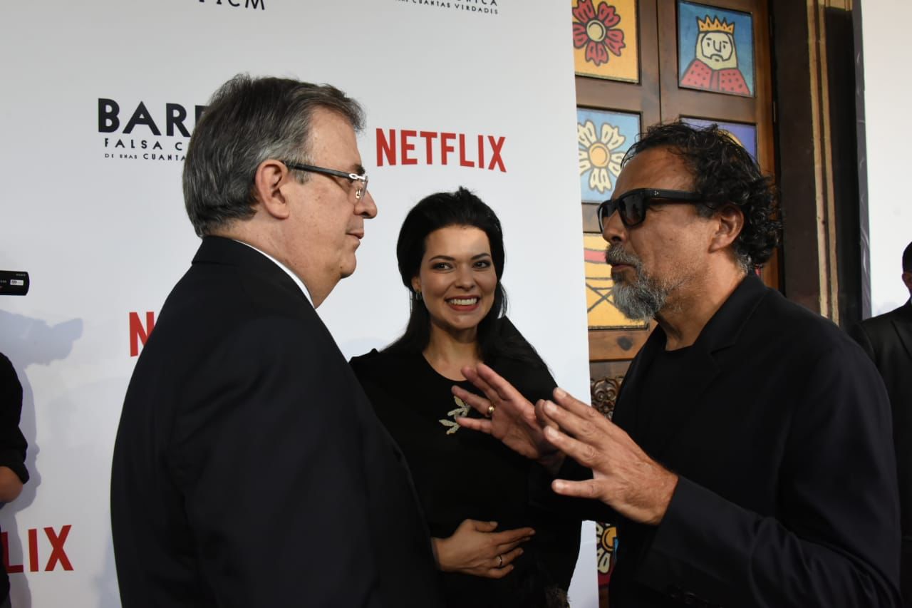 Alejandro Gómez Iñárritu y Marcelo Ebrard Bardo FICM