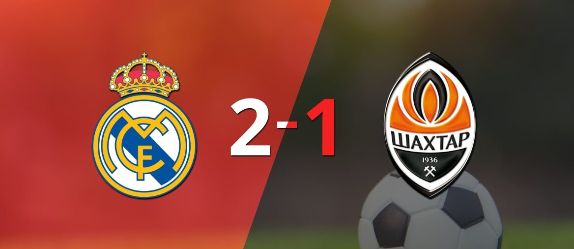 Real Madrid sacó los 3 puntos en casa al vencer 2-1 a Shakhtar Donetsk