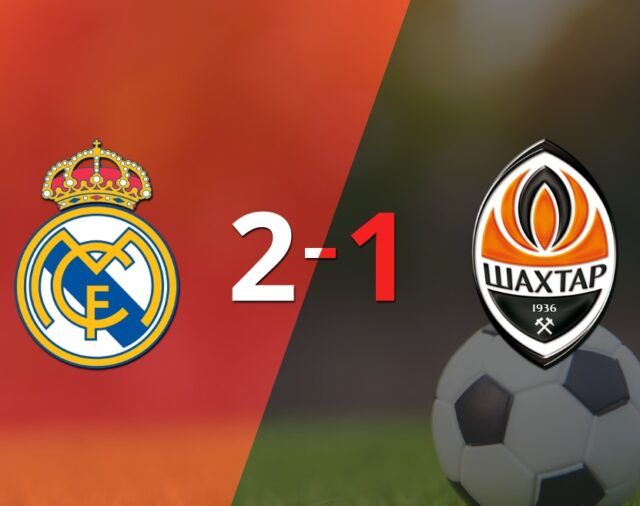 Real Madrid sacó los 3 puntos en casa al vencer 2-1 a Shakhtar Donetsk