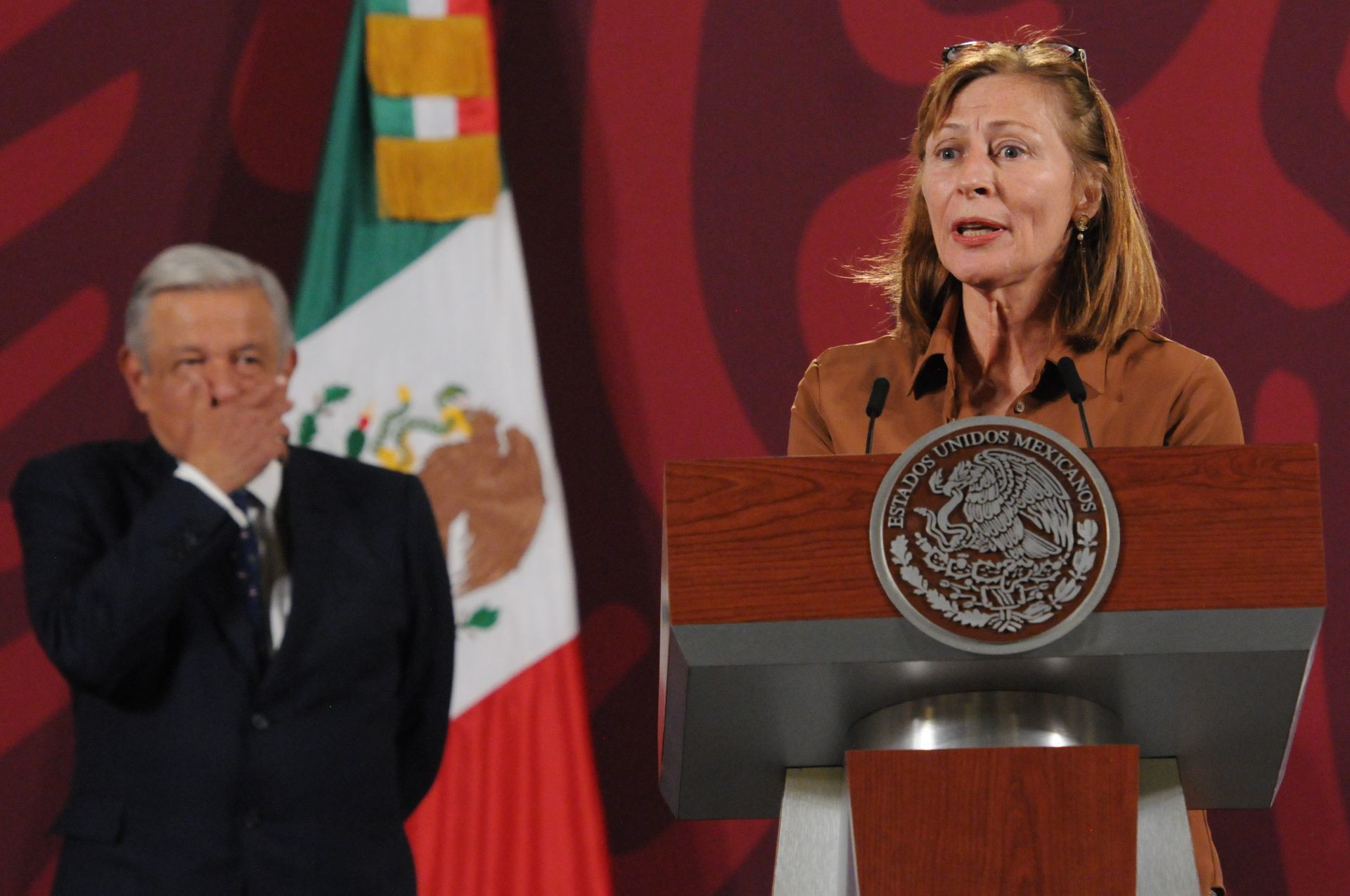 Esto fue lo que AMLO le respondió a Tatiana Clouthier tras decir que el presidenta está rodeado por una jauría (FOTO: DANIEL AUGUSTO /CUARTOSCURO)