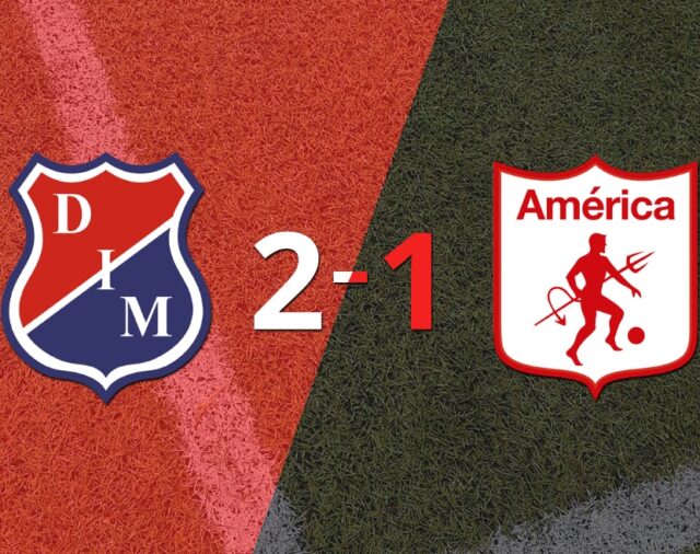 Con la mínima diferencia, Independiente Medellín venció a América de Cali por 2 a 1