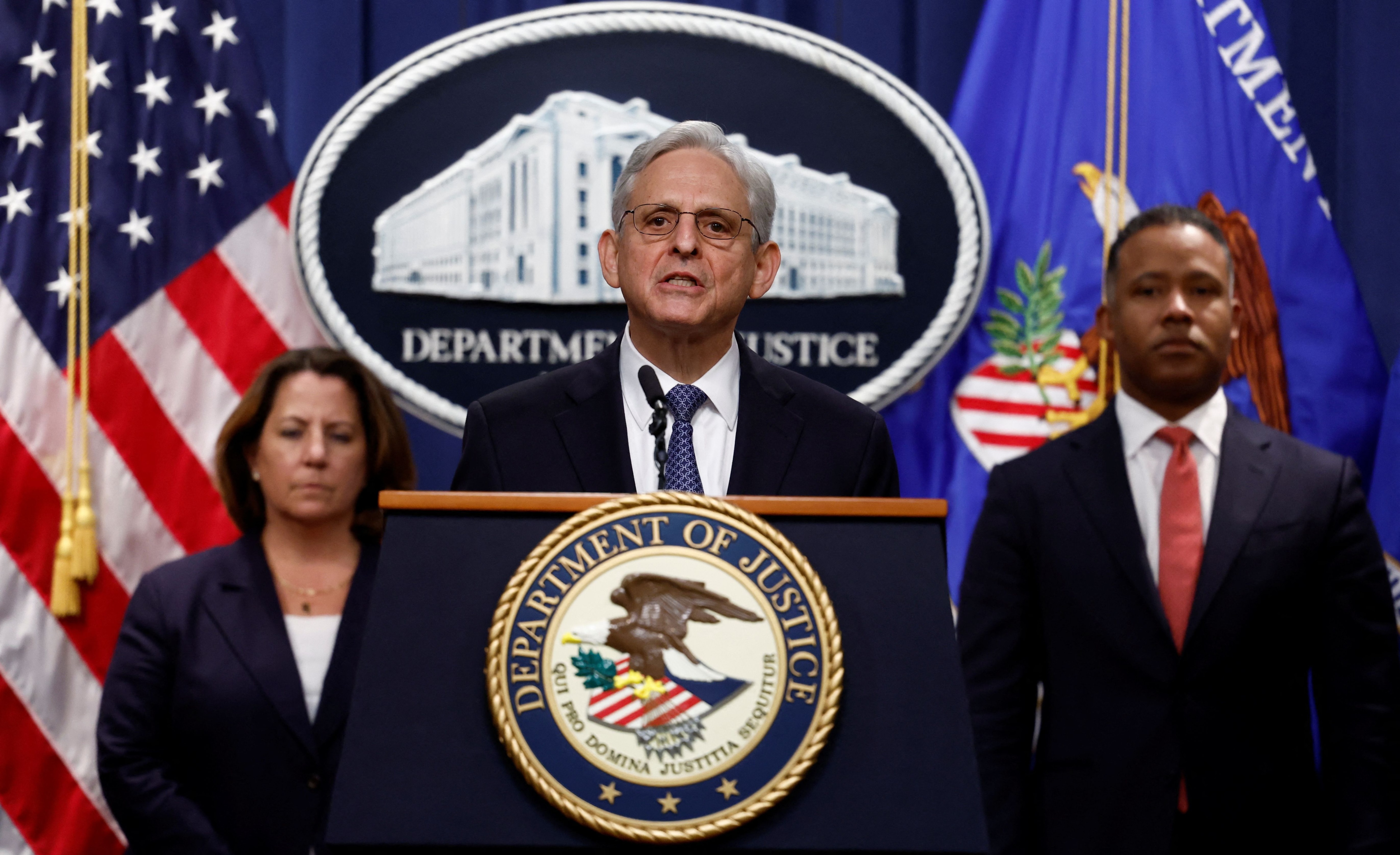 El fiscal general de Estados Unidos, Merrick Garland (REUTERS/Evelyn Hockstein)