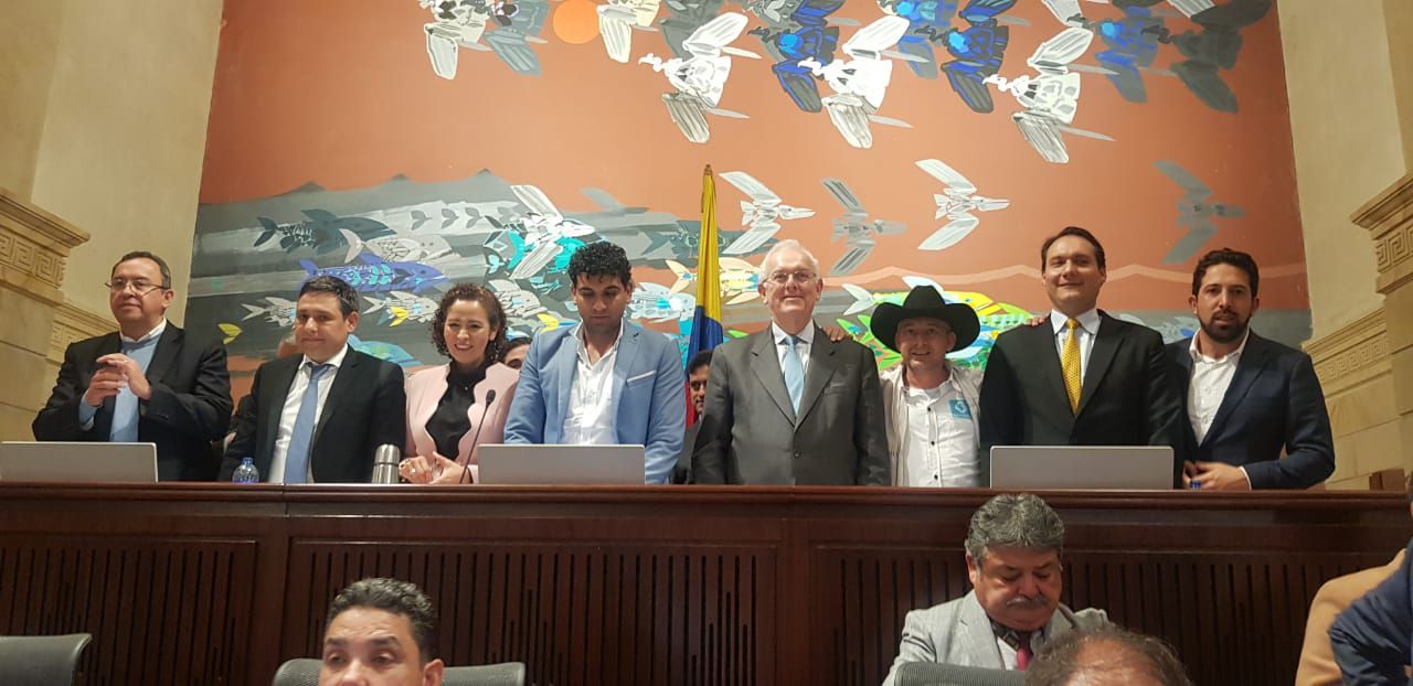 El ministro de hacienda, José Antonio Ocampo, le agradeció al Congreso la aprobación de la reforma tributaria. Aportada por: Ministerio de Hacienda.