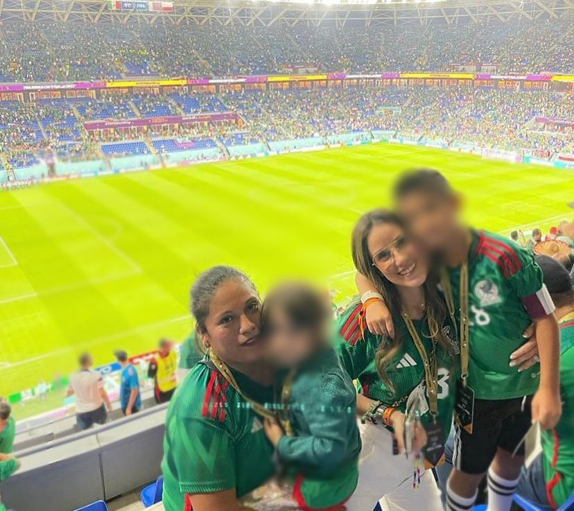 Familia de Andrés Guardado en Qatar