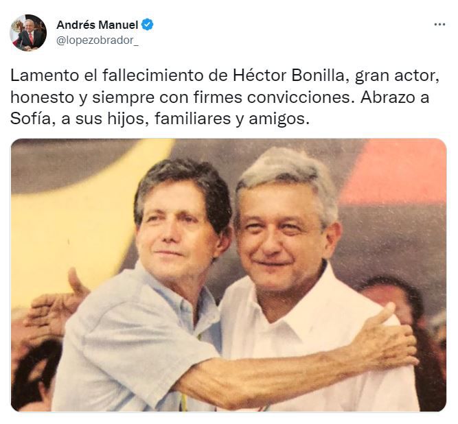 AMLO Héctor Bonilla