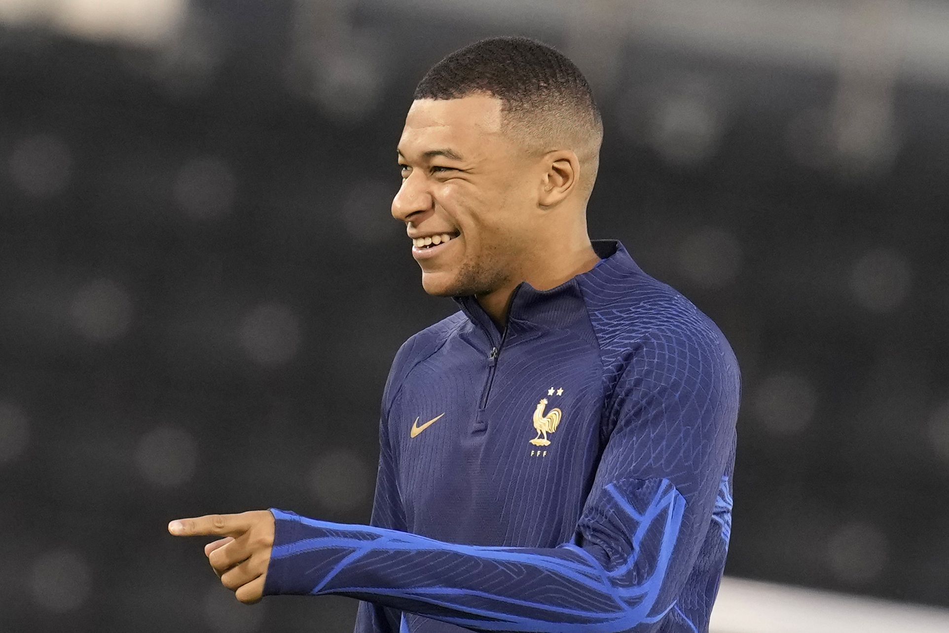 Kylian Mbappé buscará el bicampeonato con Francia (AP Foto/Christophe Ena)