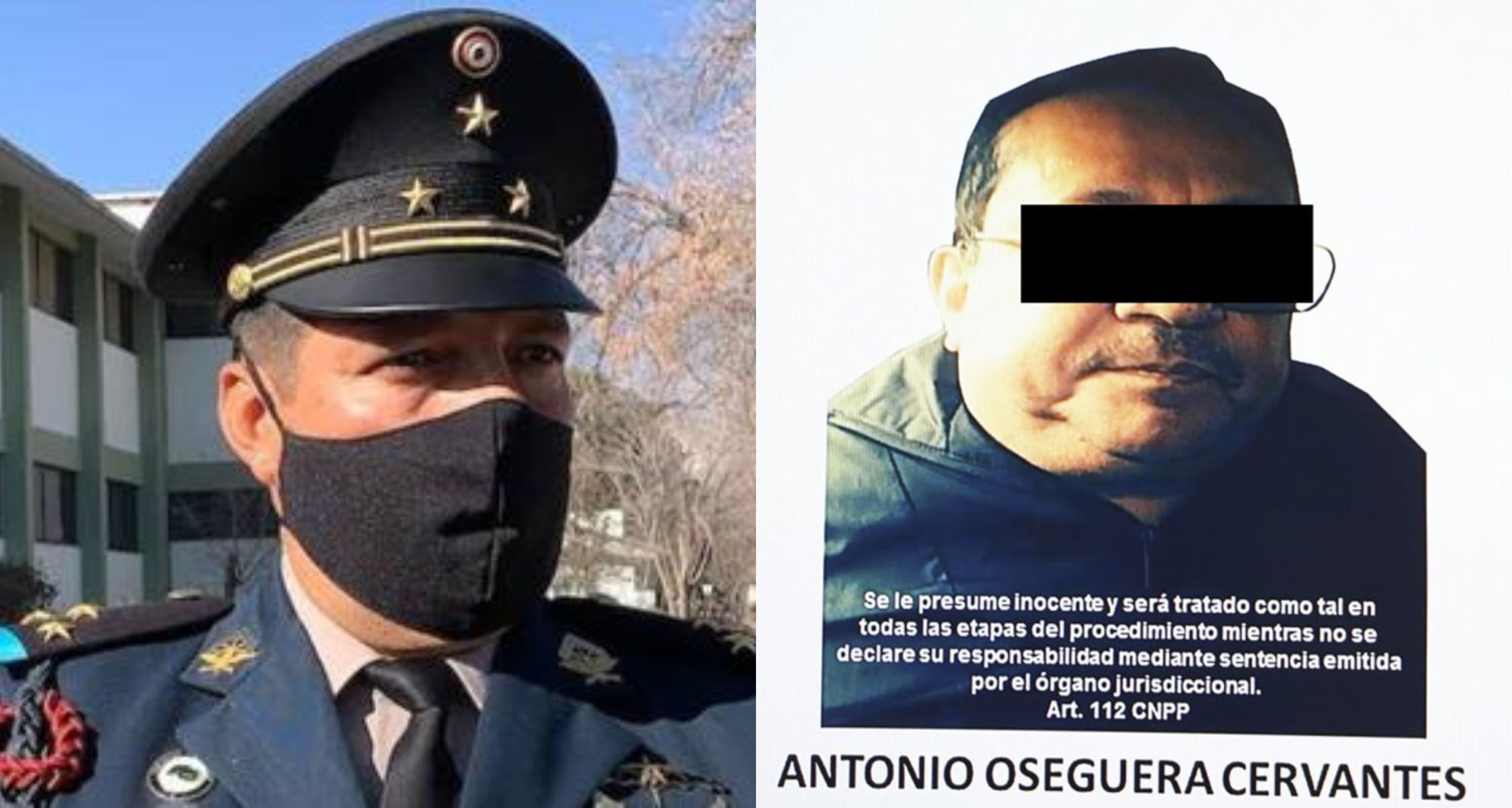 Coronel José Grimaldo y Antonio Oseguera